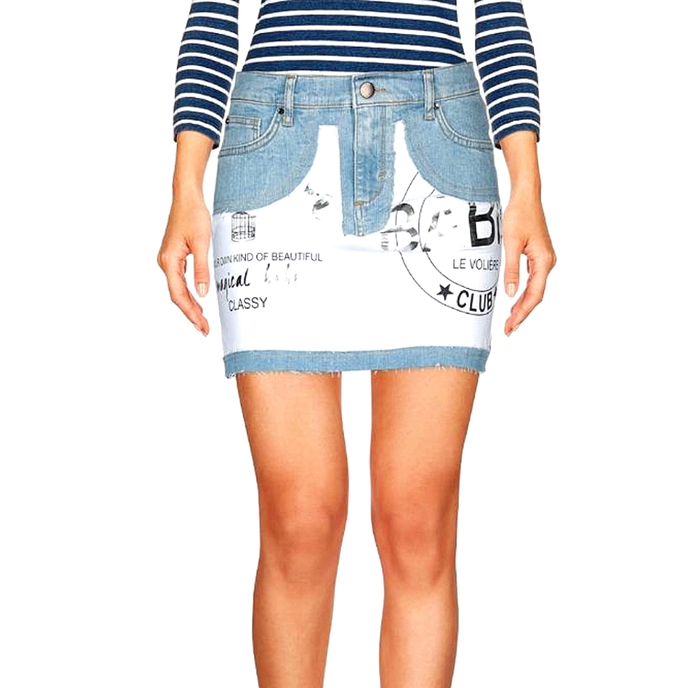 NWT - Le Volière Jeans Classy Skirt
